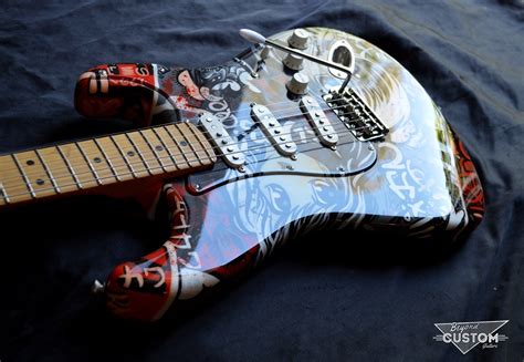 Fender Stratocaster Anime Art Beyond Custom Guitars