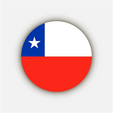 Premium Vector Country Chile Chile Flag Vector Illustration