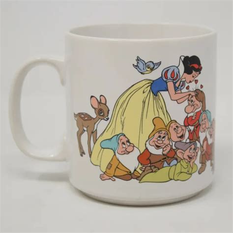 Vintage Walt Disney Snow White Seven Dwarfs Coffee Mug Applause Cup 1600 Picclick