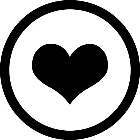 30 Heart Icon Png Black And White Movie Sarlen14