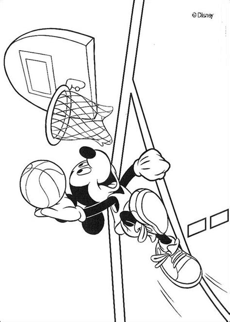 Download printable mickey mouse playing soccer coloring page. Mickey mouse is playing basketball coloring pages ...