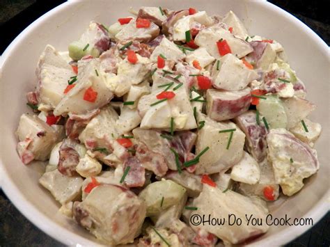 While boiling potatoes may seem like a simple task, correctly cooking potatoes for potato salad can be a bit more complicated. How Do You Cook.com: Red Potato Salad