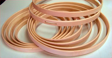 Stellar Vintage Claw Style Maple Wood Snare Hoops Sold In Pairs
