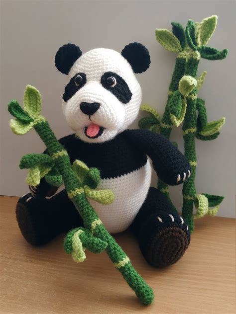 Crochet Baby Panda Pattern Etsy Animal Knitting Patterns Baby