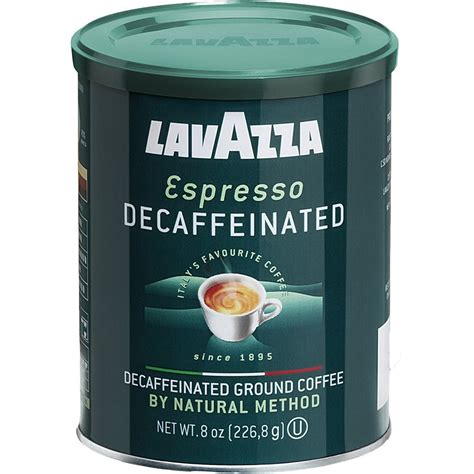 Lavazza Espresso Decaffeinated Ground Coffee 4 8oz Cans