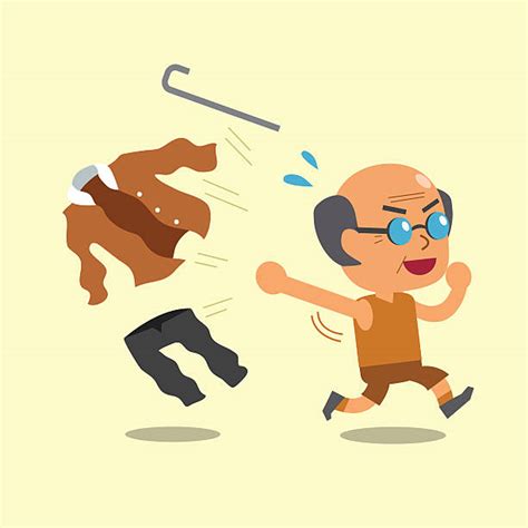 Best Old Man Running Illustrations Royalty Free Vector Graphics And Clip