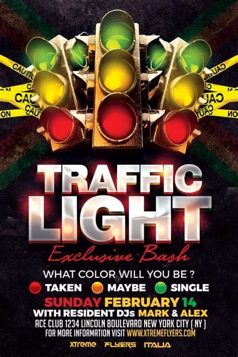 Traffic Light Flyer Template Xtremeflyers Traffic Light Traffic