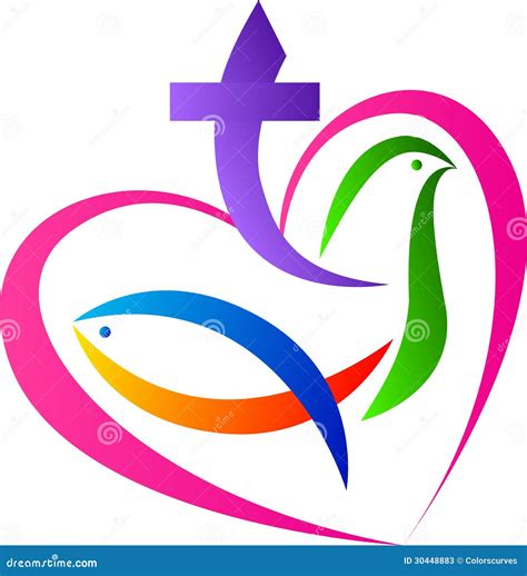 Christian Love Symbol Stock Vector Illustration Of Icon 30448883