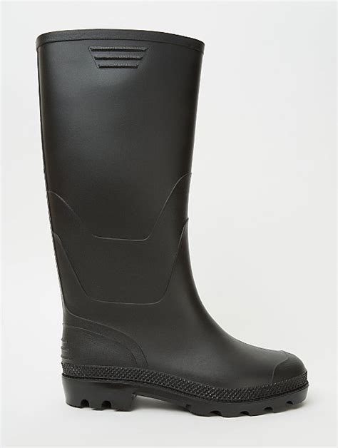 Black Wellington Boots Men George At Asda