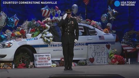 Nashville Honors Fallen Cop Who Died Trying To Save Woman