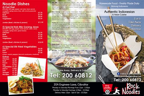 Chinese restaurants japanese restaurants sushi bars. Rock Noodles Gibraltar - Indonesian & Asian Cuisine