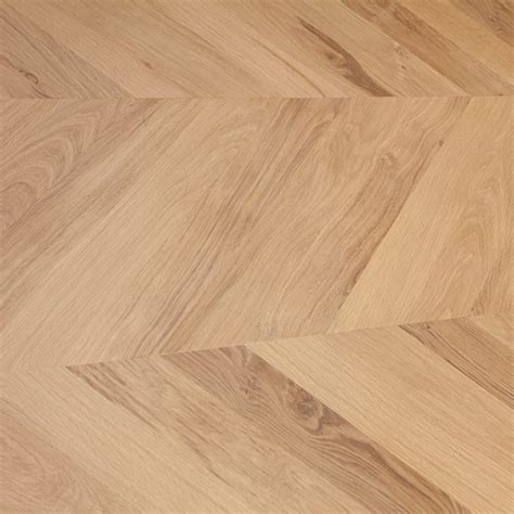 New Oak Chevron Flooring Installation At Mylor With A Natural Finish Aspen And Ash Hardwood