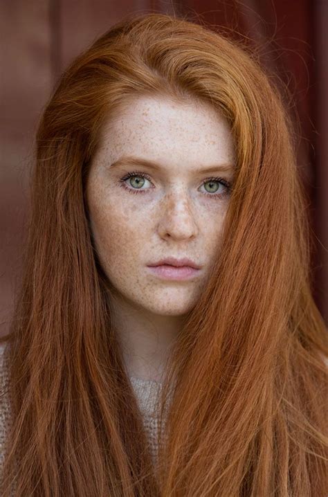 Ruby From Essex Uk Redhead Ginger Redhair Freckles Natural Haircolor Longhair