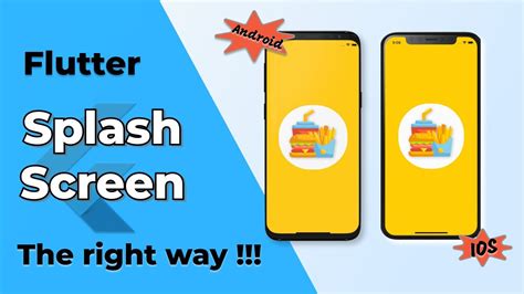 Create Splash Screen In Flutter App The Right Way