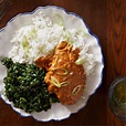Recipe: West African Peanut Chicken with Sautéed Kale & Rice - Blue Apron