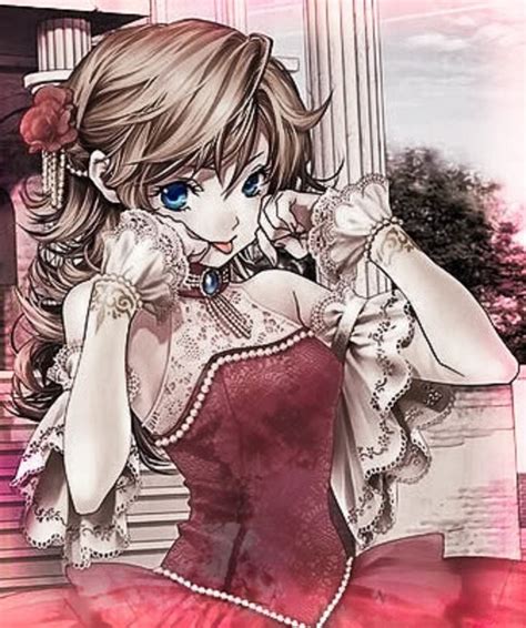 Kawaii Anime Girl Victorian Red Victorian Anime Manga Anime Anime