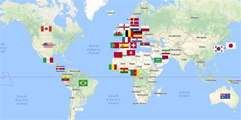 World Cup 2022 Map Countries Venues Sport League Maps