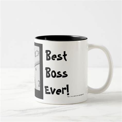 Happy Boss S Day With Keyboard And Custom Text Two Tone Coffee Mug Bossday Boss Bestboss