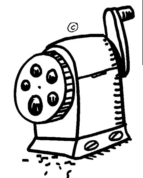 Sharpener Coloring Page Coloring Pages