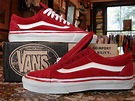 theothersideofthepillow: vintage VANS old skool SOLID red SUEDE style ...