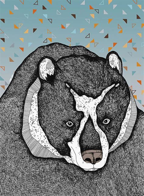 Spectacled Bear Traditional Art Digital