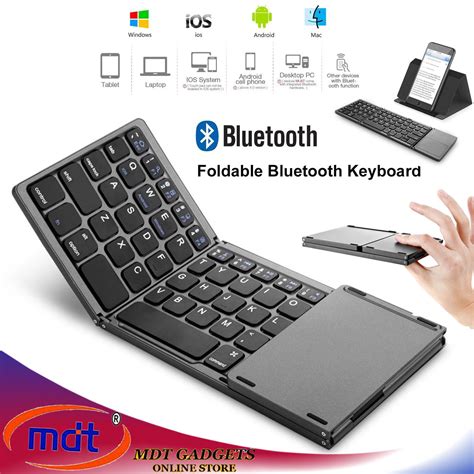 B033 Ultra Thin Light Mini Bluetooth 30 Folding Keyboard Three Layers