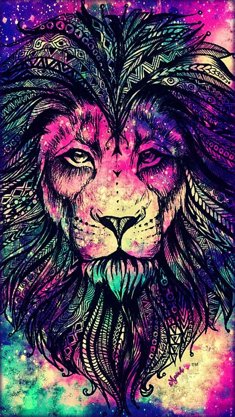 Galaxy Lion Wallpapers Wallpaper Cave
