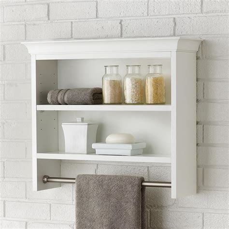 Create additional bathroom storage with ease and beauty with our selection of shelves. Home Decorators Collection Creeley 7-1/20 in. L x 20-1/2 ...