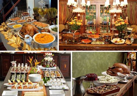 Most popularly used during the reception, candy buffet or dessert bar. 5 Tips Buffet Table Decorations for Thanksgiving and Christmas