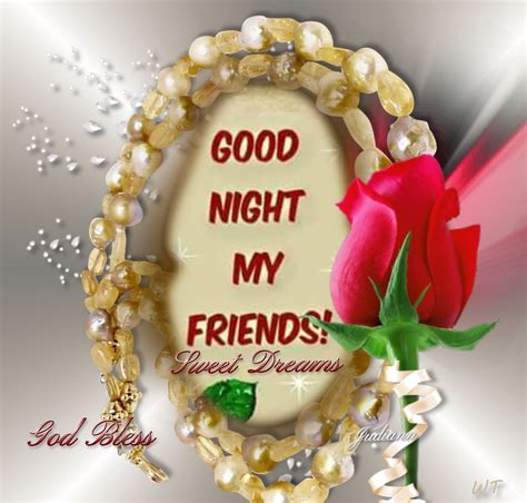 #13986J Good Night Friends (With images) | Good night my friend, Good night gif, Good night messages