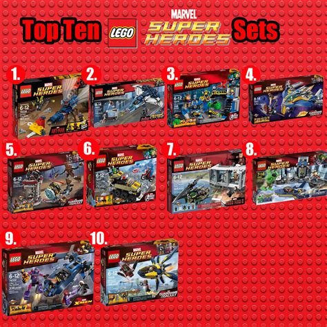 Top Ten Lego Marvel Sets A Photo On Flickriver