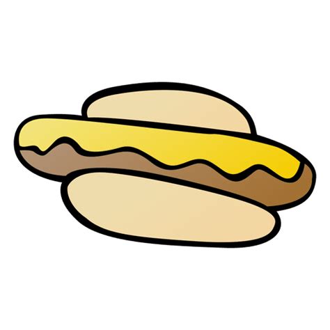 hot dog bun cartoon transparent png svg vector file