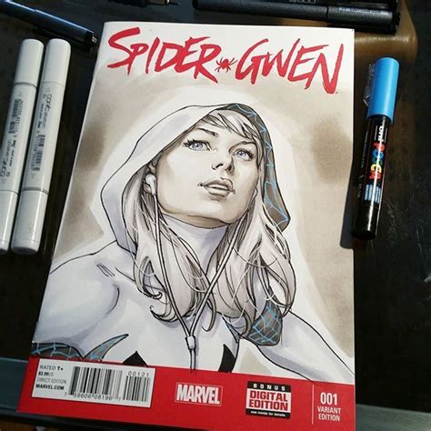 Spider Gwen By David Yardin Spidergwen Gwenstacy Marvel Comics