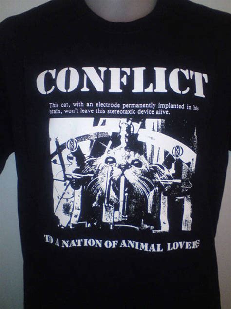 Conflict T Shirt Uk Punk Band Etsy