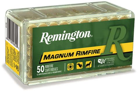 Remington Magnum Rimfire Winchester Magnum Rimfire Grain Pointed Soft Point Brass Cased