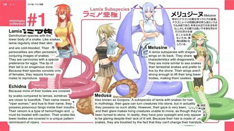 End Card Lamia Subspecies Info Monster Musume Daily Life With