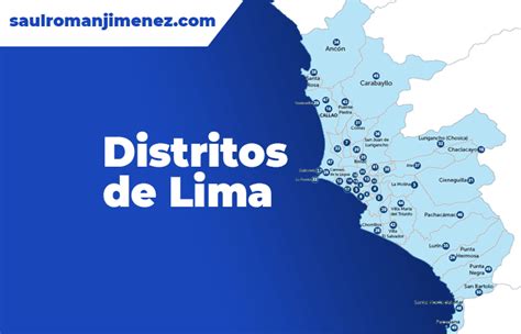 Lista De Los 43 Distritos De Lima Perú 【 Actualizado 2024