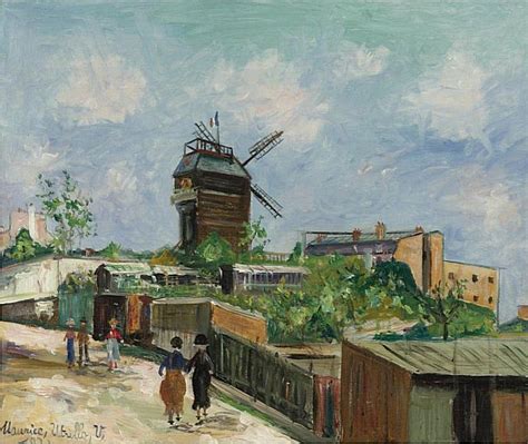 Maurice Utrillo 1883 1955 Le Moulin De La Galette 1932 457 X 55