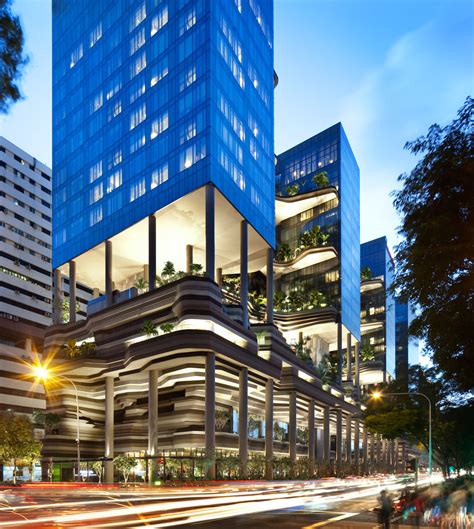 Wohas Parkroyal Hotel Features Curved High Rise Gardens
