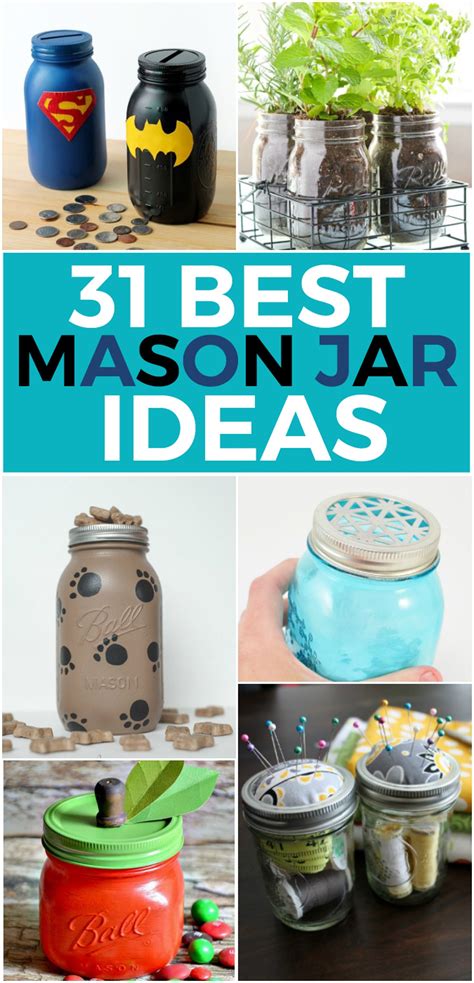 31 BEST DIY MASON JAR IDEAS - Kids Activities | Mason jar projects