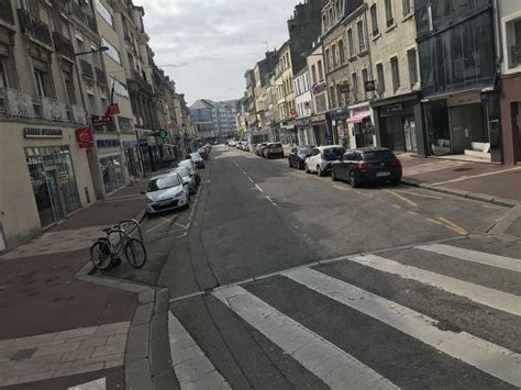 Cherbourg à Quoi Ressemblent Les Rues Du Centre Ville Pendant Le