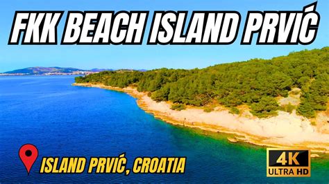 Fkk Beach Island PrviĆ Croatia 4k Youtube