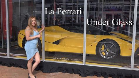 Two new videos may have the answer. Ferrari La Ferrrari (UNDER GLASS) Hybrid 949Hp 6.3 L V 12 Super car - YouTube