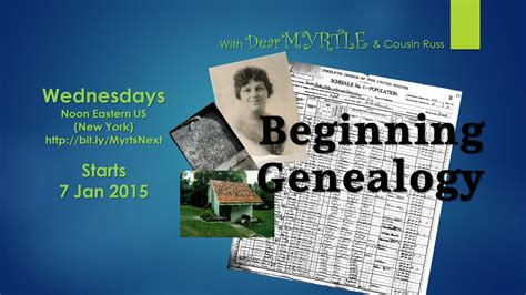 Dearmyrtles Genealogy Blog Dearmyrtles Beginning Genealogy Study