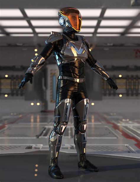 Sci Fi Guard Outfit For Genesis 8 Males Daz 3d