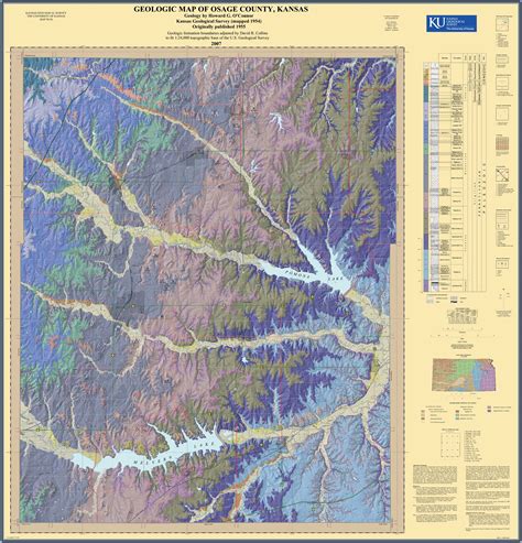 Kgs Geologic Map Osage