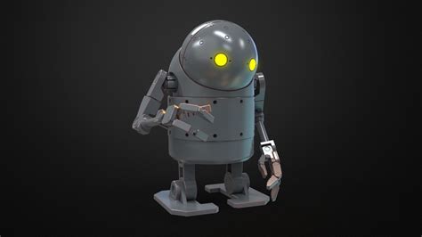 Nier Automata Small Stubby Robot 3d Print Model