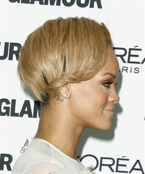 Rihanna Short Golden Blonde Undercut Do Hairstyles
