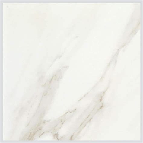 American Olean Mirasol 4 Pack Bianco Carrara Porcelain Floor And Wall