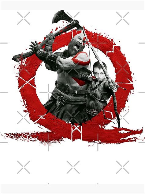 Kratos And Atreus God Of War Poster For Sale By Amaramarsh Redbubble